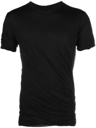 Rick Owens シャーリング Tシャツ | ブラック | FARFETCH JP