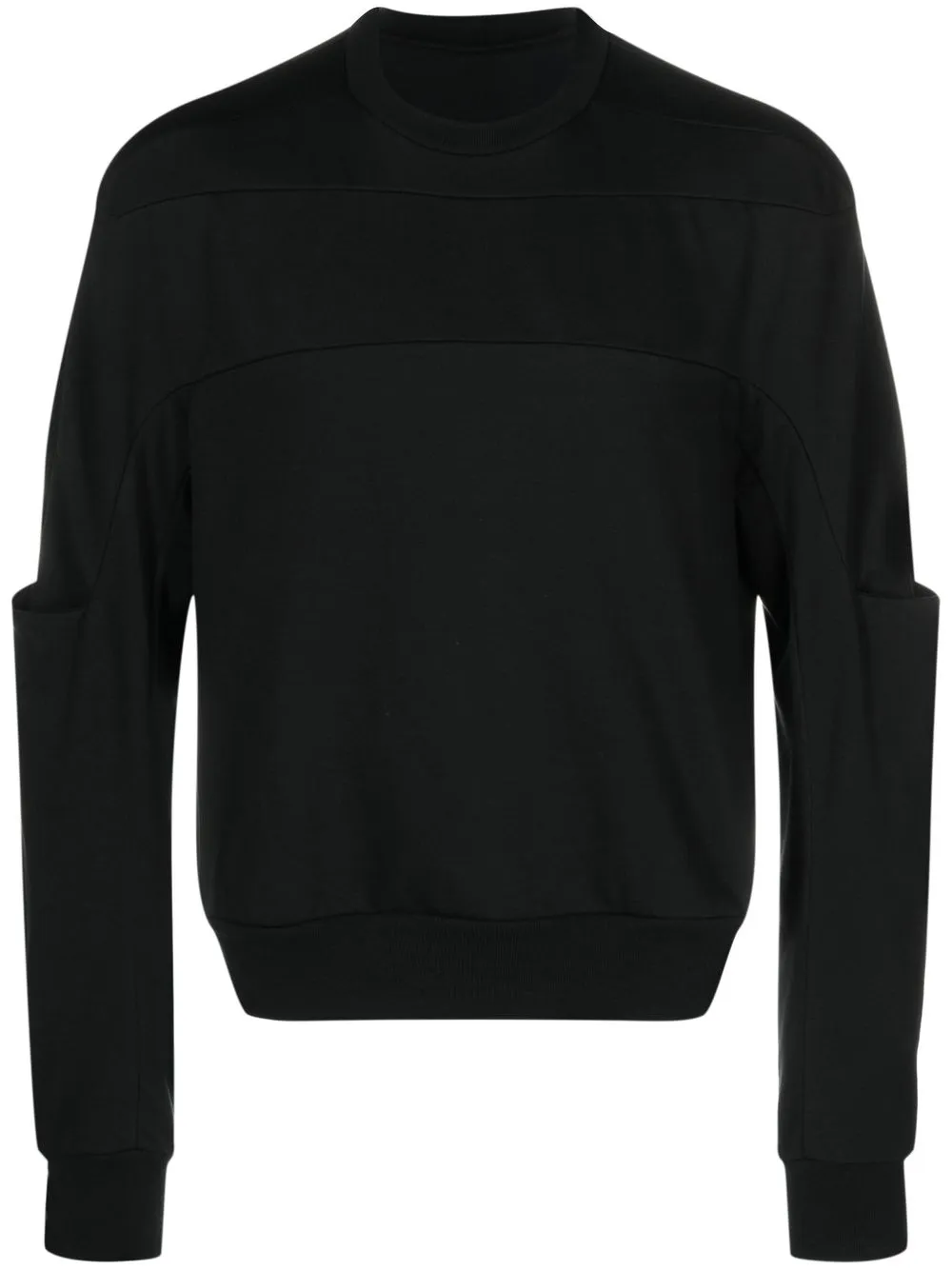 

Rick Owens sudadera con cuello redondo - Negro
