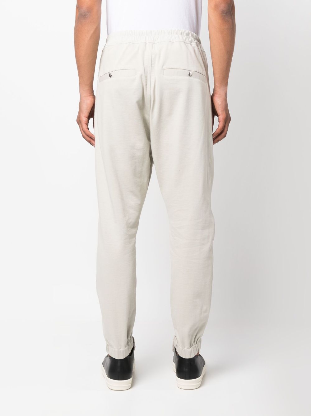 Shop Rick Owens Drawstring-fastening Waist Trousers In Neutrals