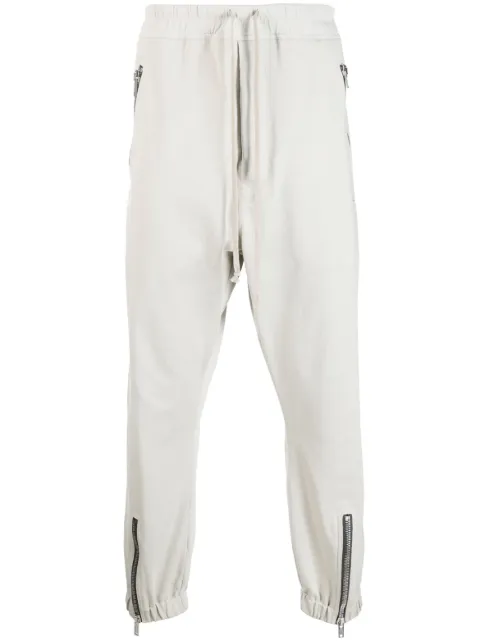 Rick Owens drawstring-fastening waist trousers