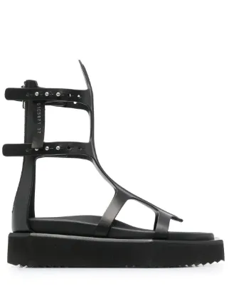 Rick Owens Turbo Cyclops Spartan サンダル | ブラック | FARFETCH JP