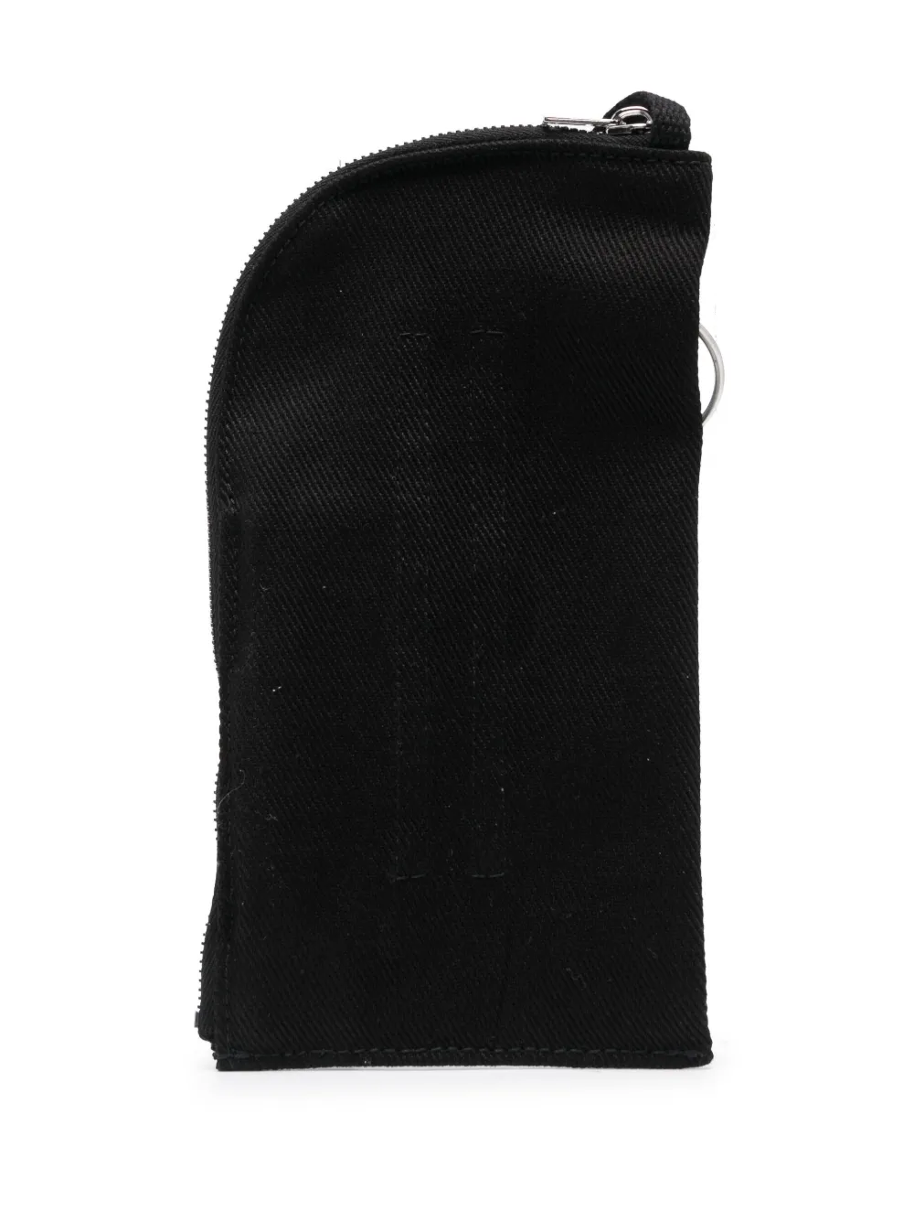 Rick Owens Drkshdw Canvas Phone Holder In Schwarz