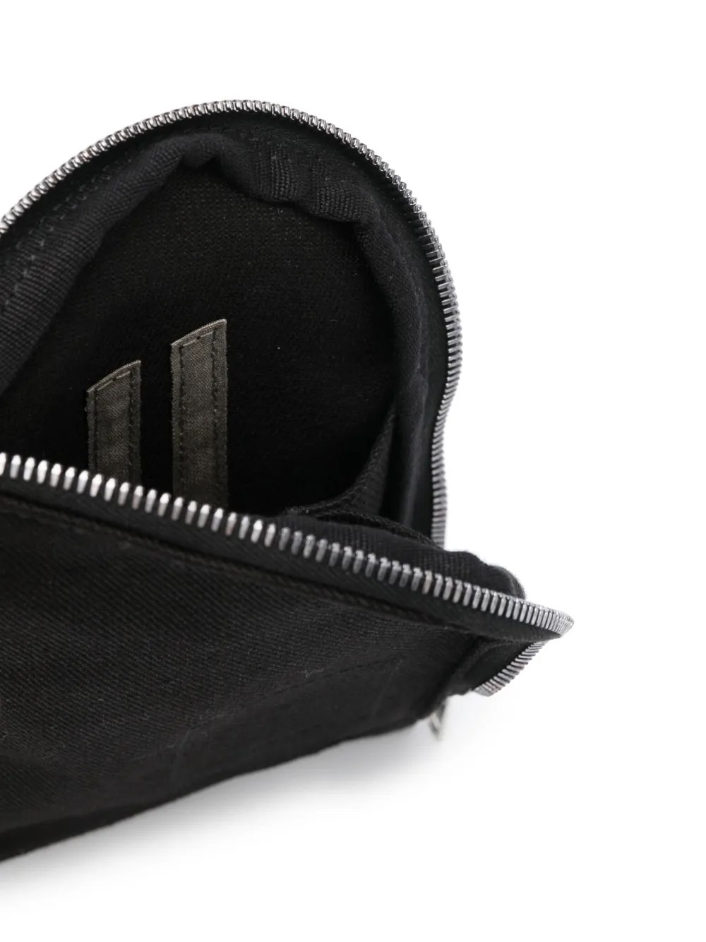 Rick Owens Drkshdw Canvas Phone Holder In Schwarz