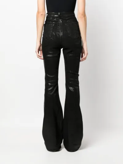 Rick Owens DRKSHDW Bolan bootcut denim jeans black | MODES