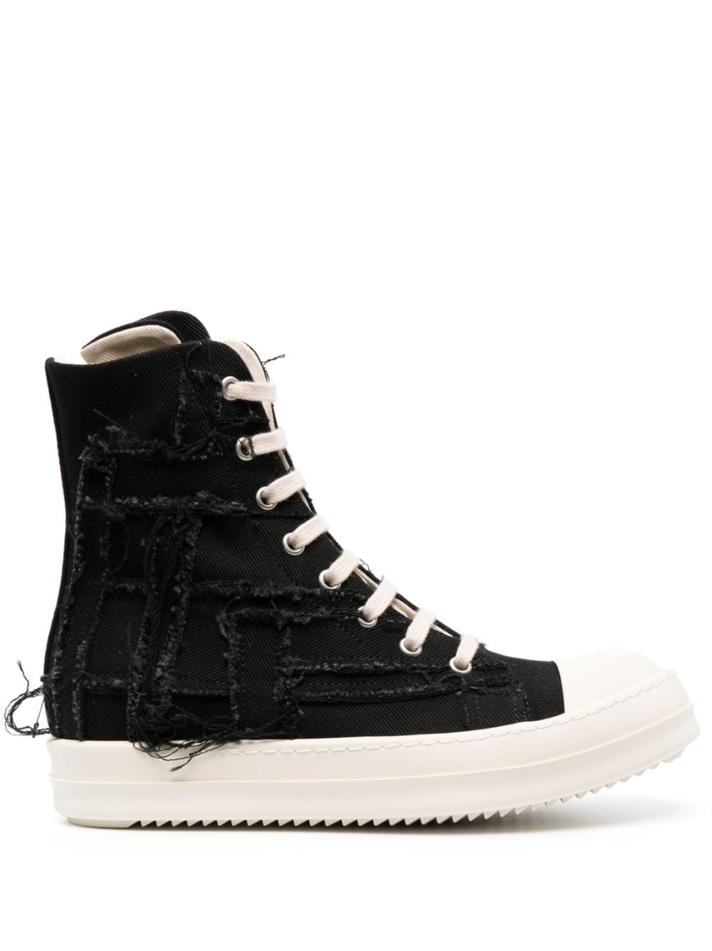 Rick Owens DRKSHDW Slashed high-top Sneakers - Farfetch