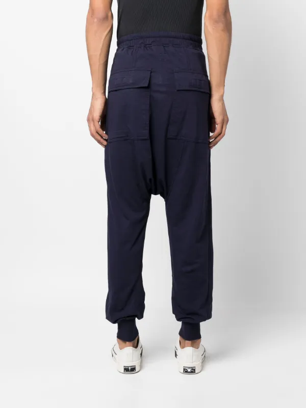 Rick Owens DRKSHDW Prisoner drawstring-waist Cotton Trousers