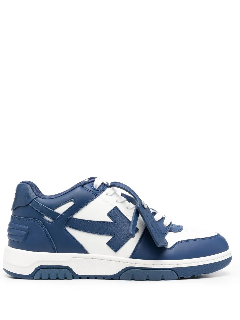 

Off-White OOO low-top leather sneakers - Blue
