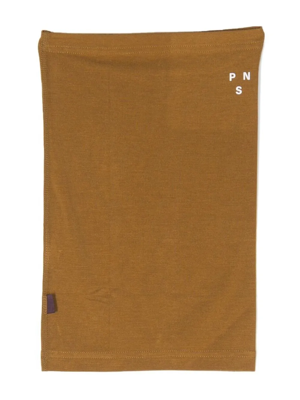

Pas Normal Studios logo-print wool scarf - Brown