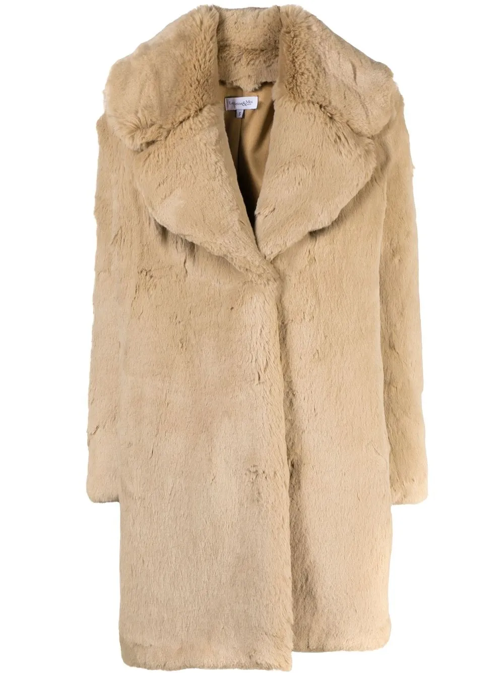 

La Seine & Moi Louve faux-fur coat - Brown