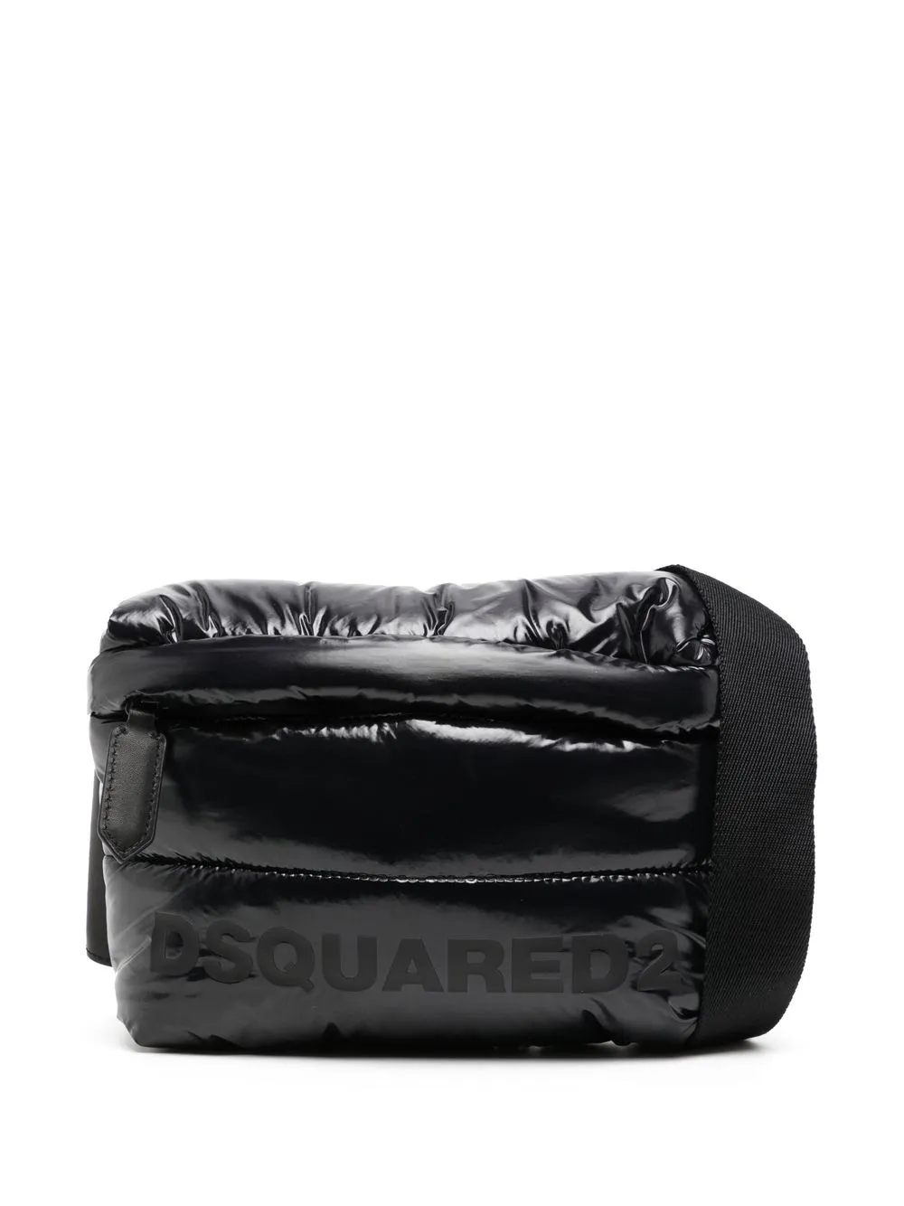 

Dsquared2 logo-print padded belt bag - Black
