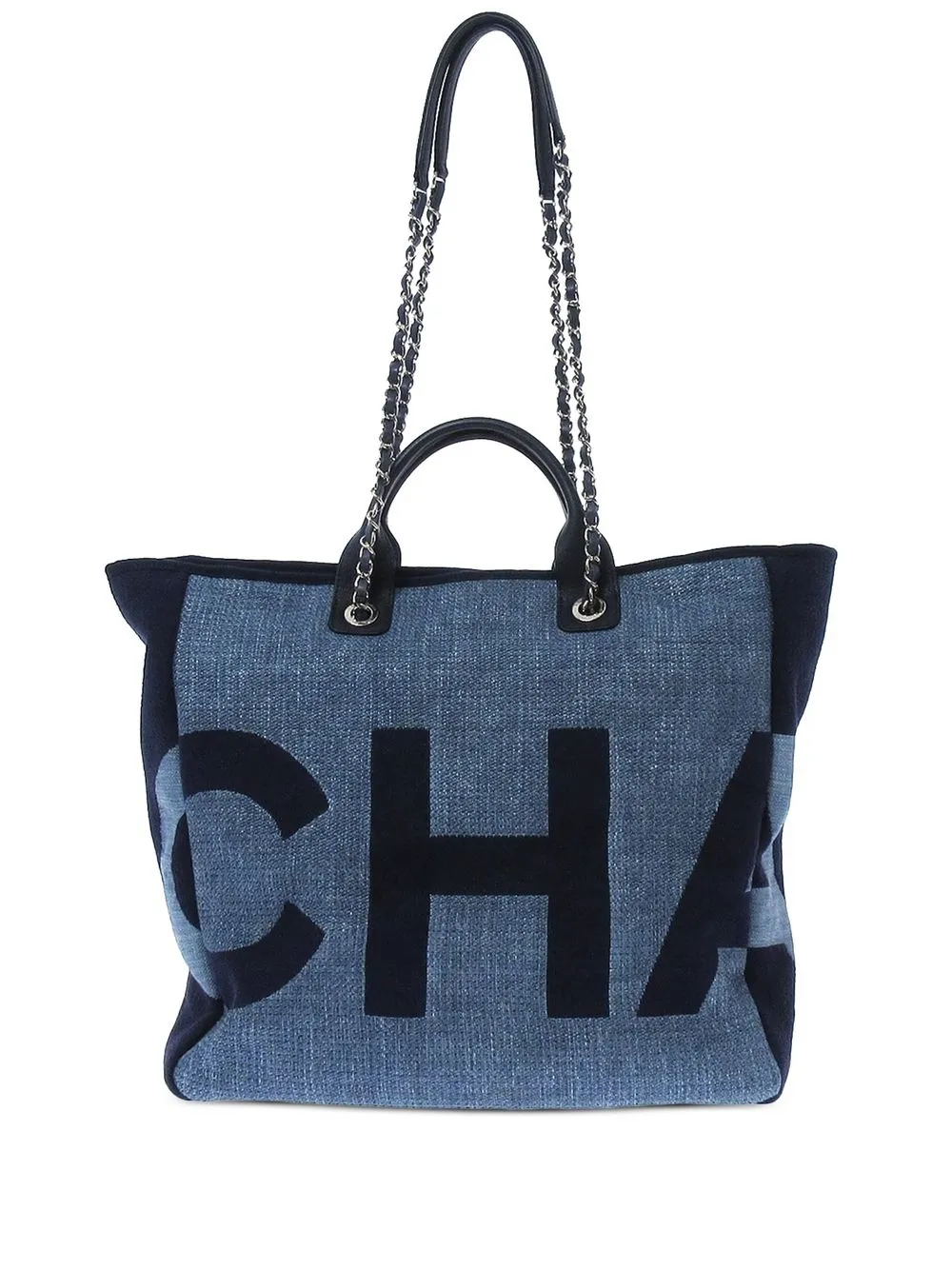 

CHANEL Pre-Owned large Maxi Shopping tote bag - Blue