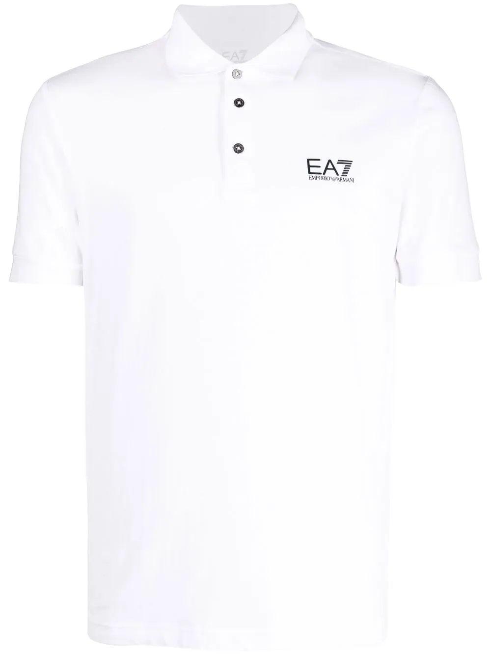 

Ea7 Emporio Armani logo polo shirt - White