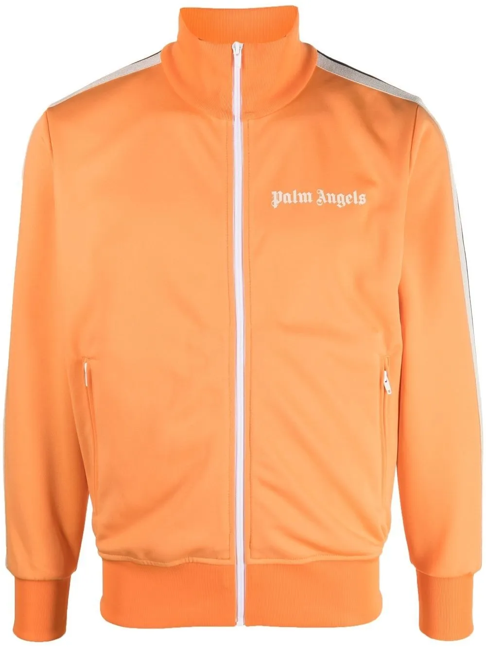 Palm Angels Logo-print Track Jacket In Orange