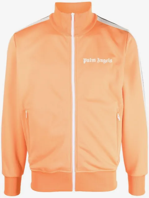 Palm Angels chamarra deportiva con logo estampado