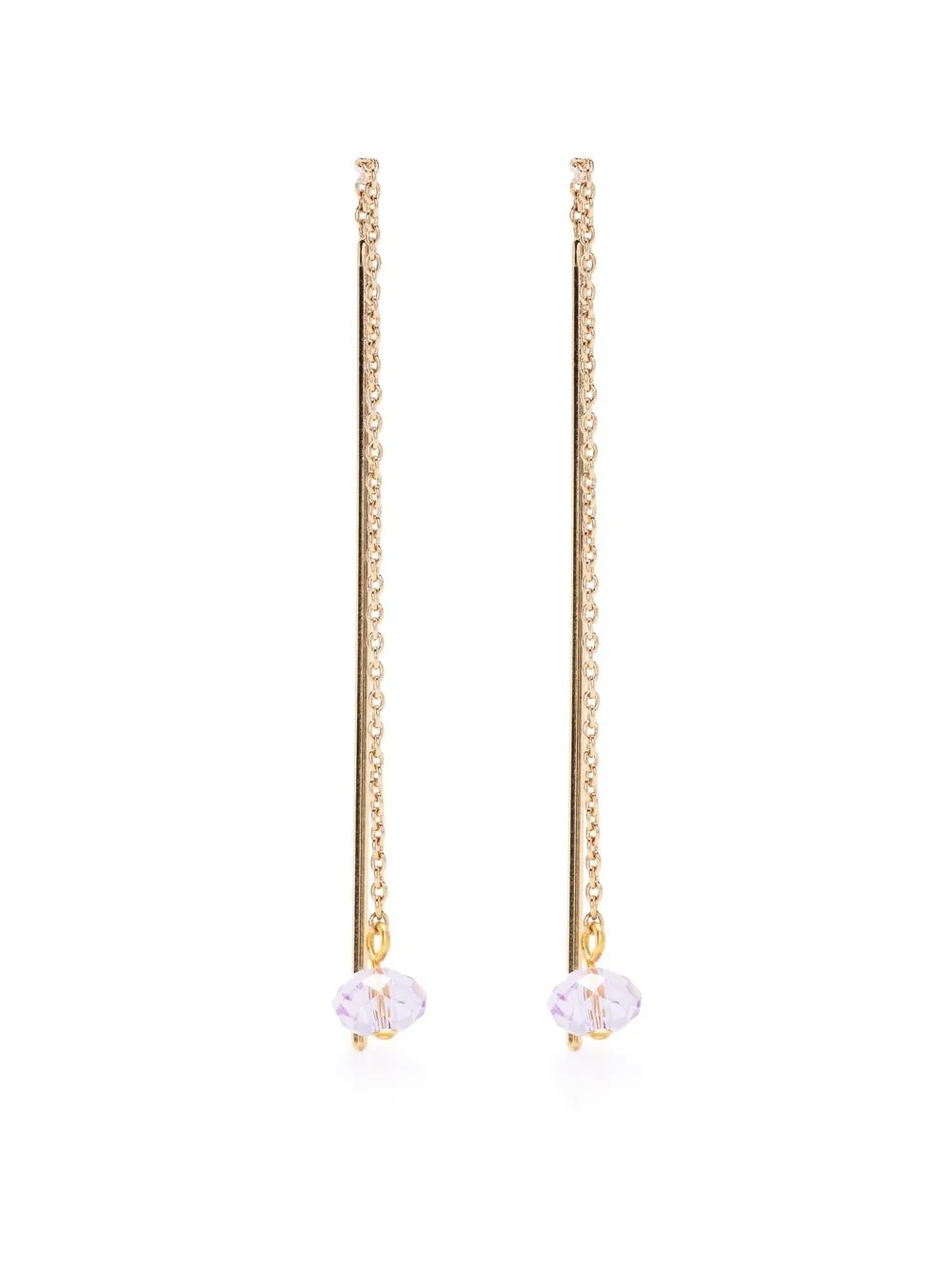 

Isabel Marant chain drop single earring - Purple