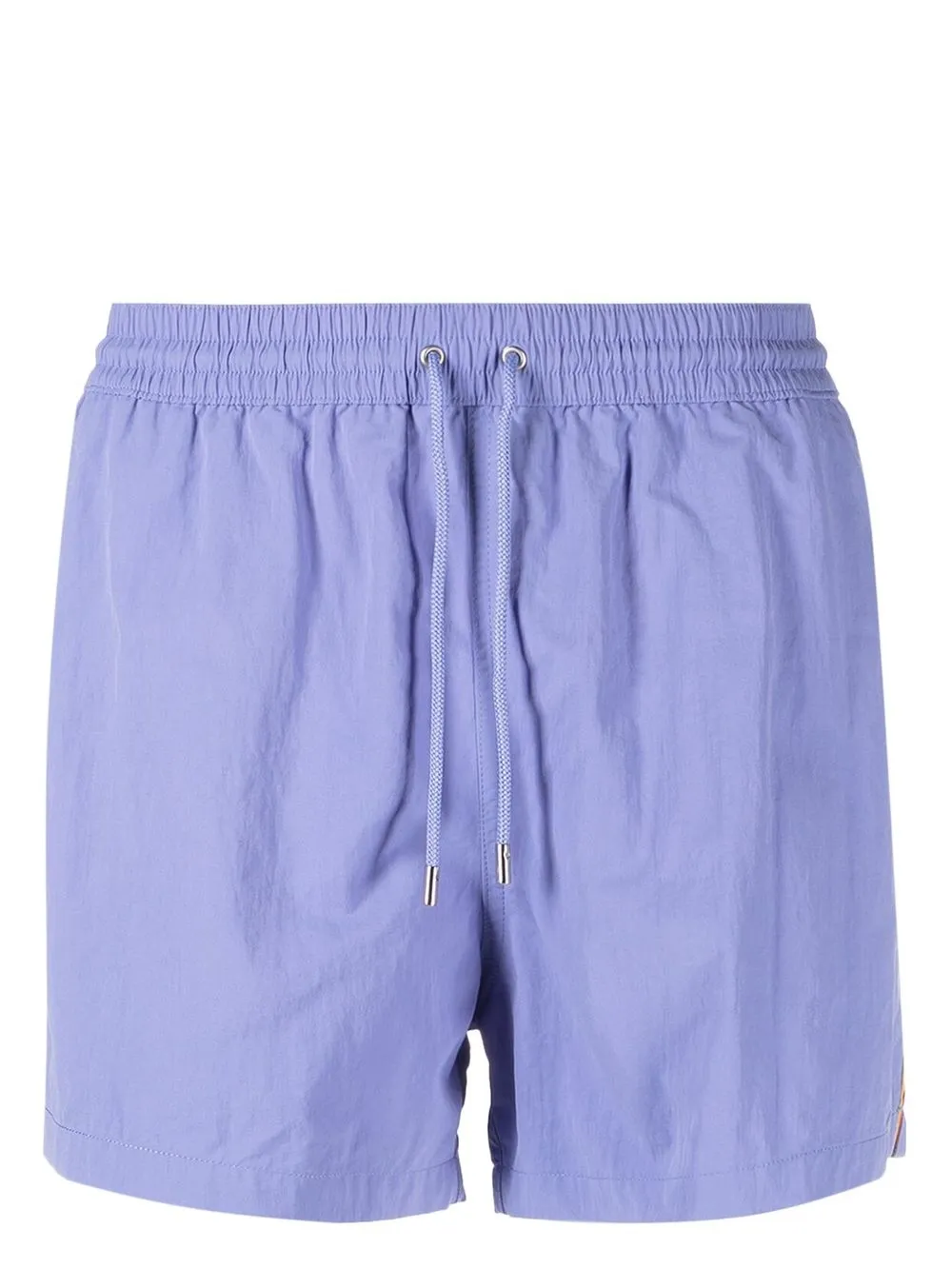 

Paul Smith shorts de playa con ribete a rayas - Morado