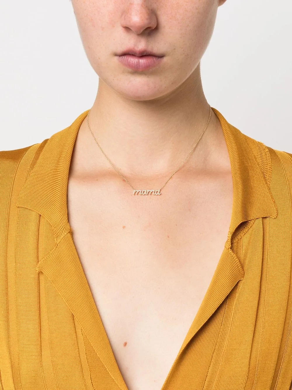Ef Collection 14kt geelgouden halsketting