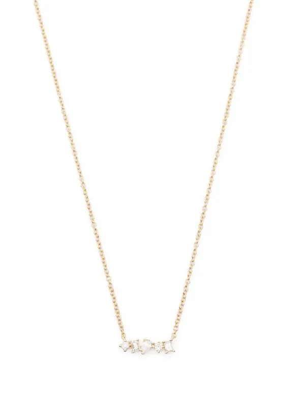 Gold top necklace aesthetic