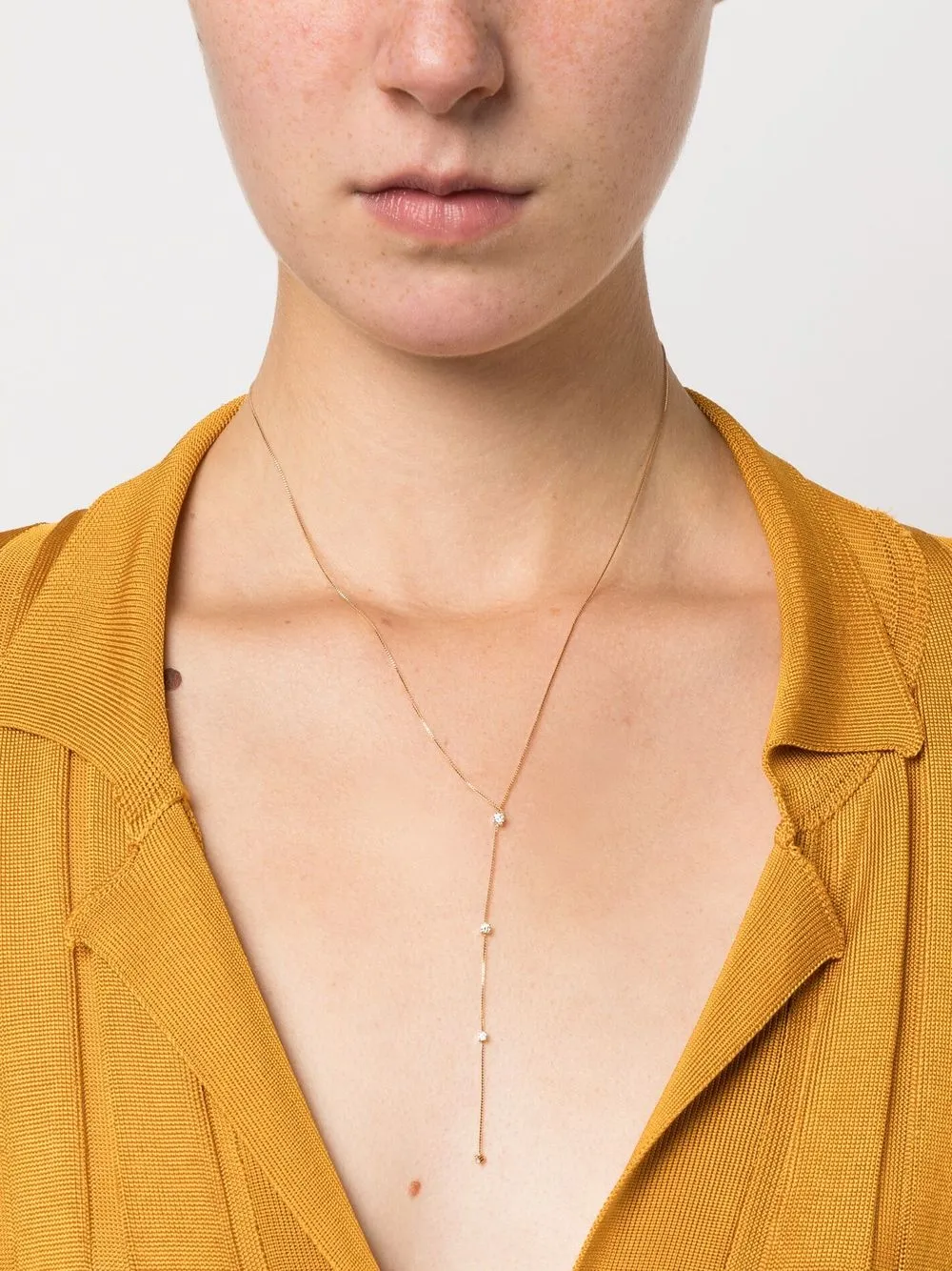 Ef Collection 14kt geelgouden halsketting