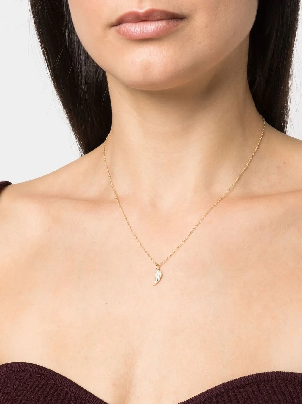 Ef Collection 14kt geelgouden halsketting