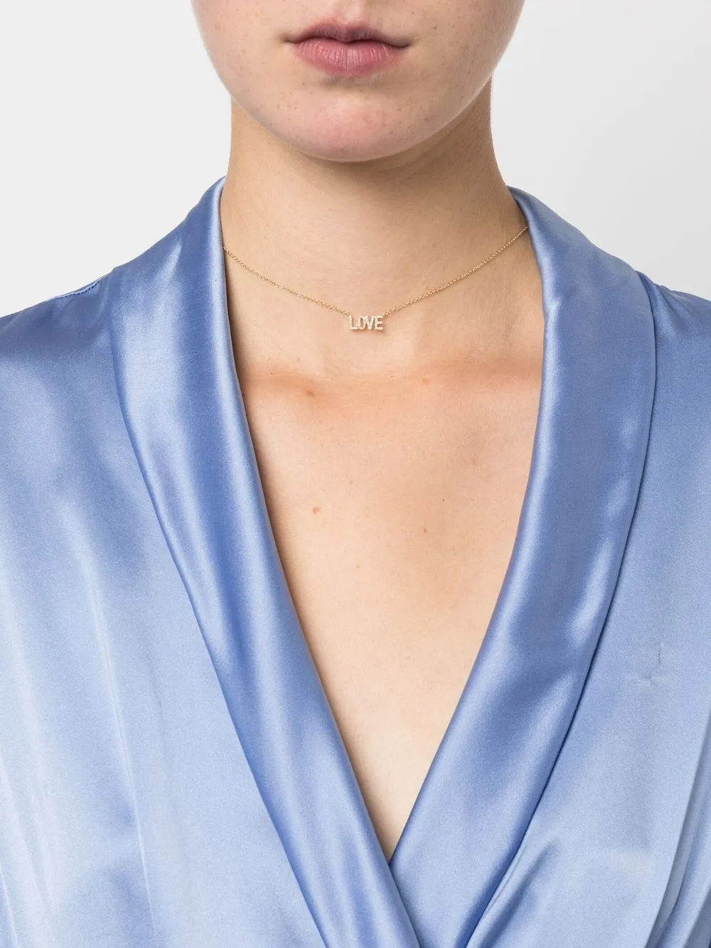 Ef Collection 14kt geelgouden halsketting
