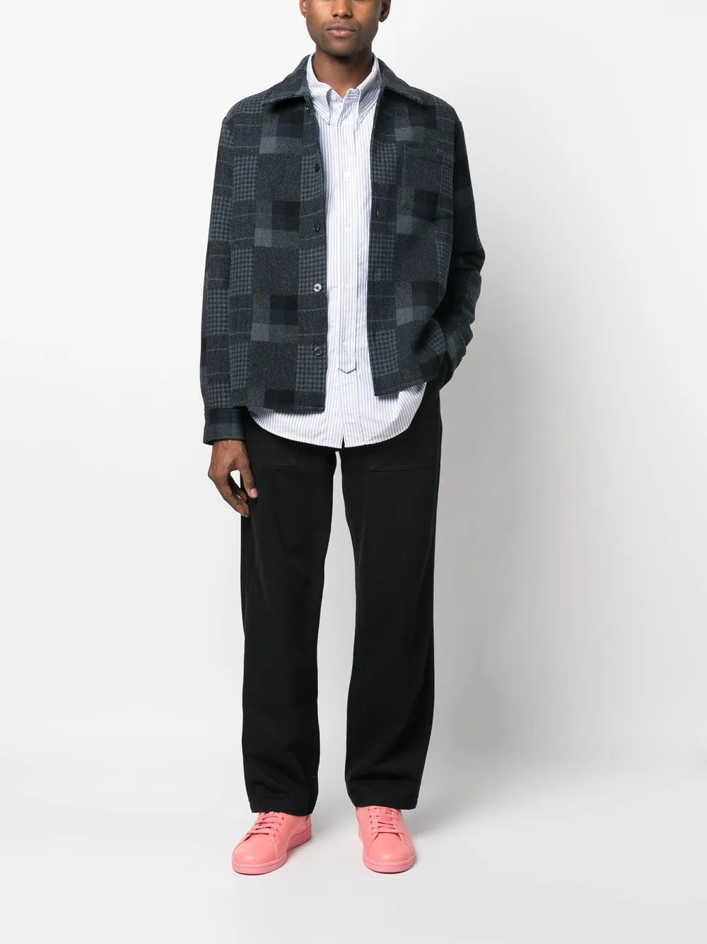 Palmes Straight broek - Zwart