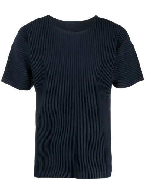 Homme Plissé Issey Miyake ribbed-effect T-shirt