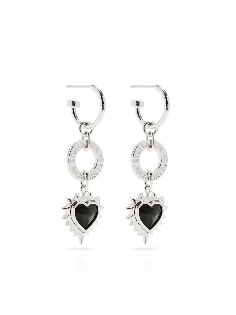 

Stolen Girlfriends Club Lost Love sleeper earrings - Silver