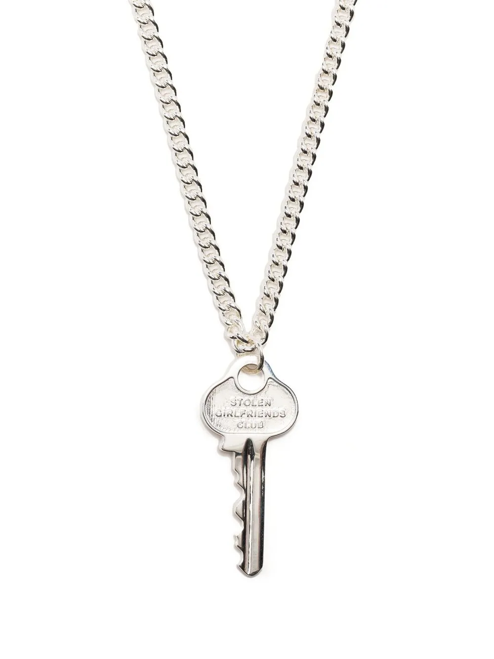 

Stolen Girlfriends Club Club Key pendant necklace - Silver