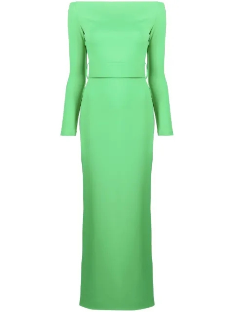 Solace London off-shoulder maxi dress