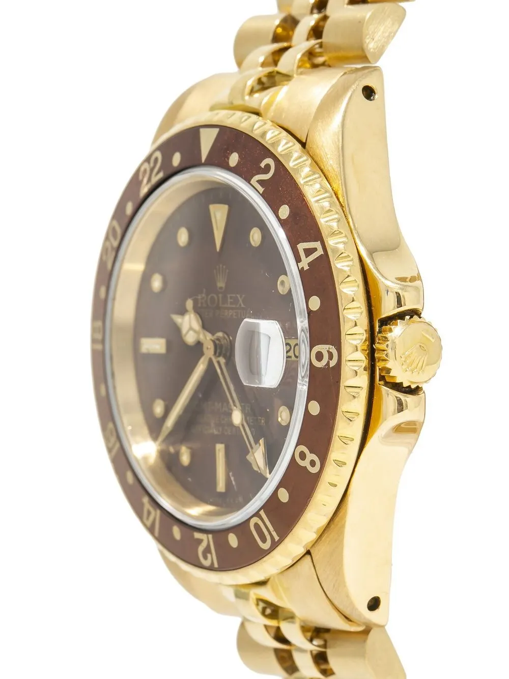 Pre-owned Rolex Gmt Master 40mm In Brown