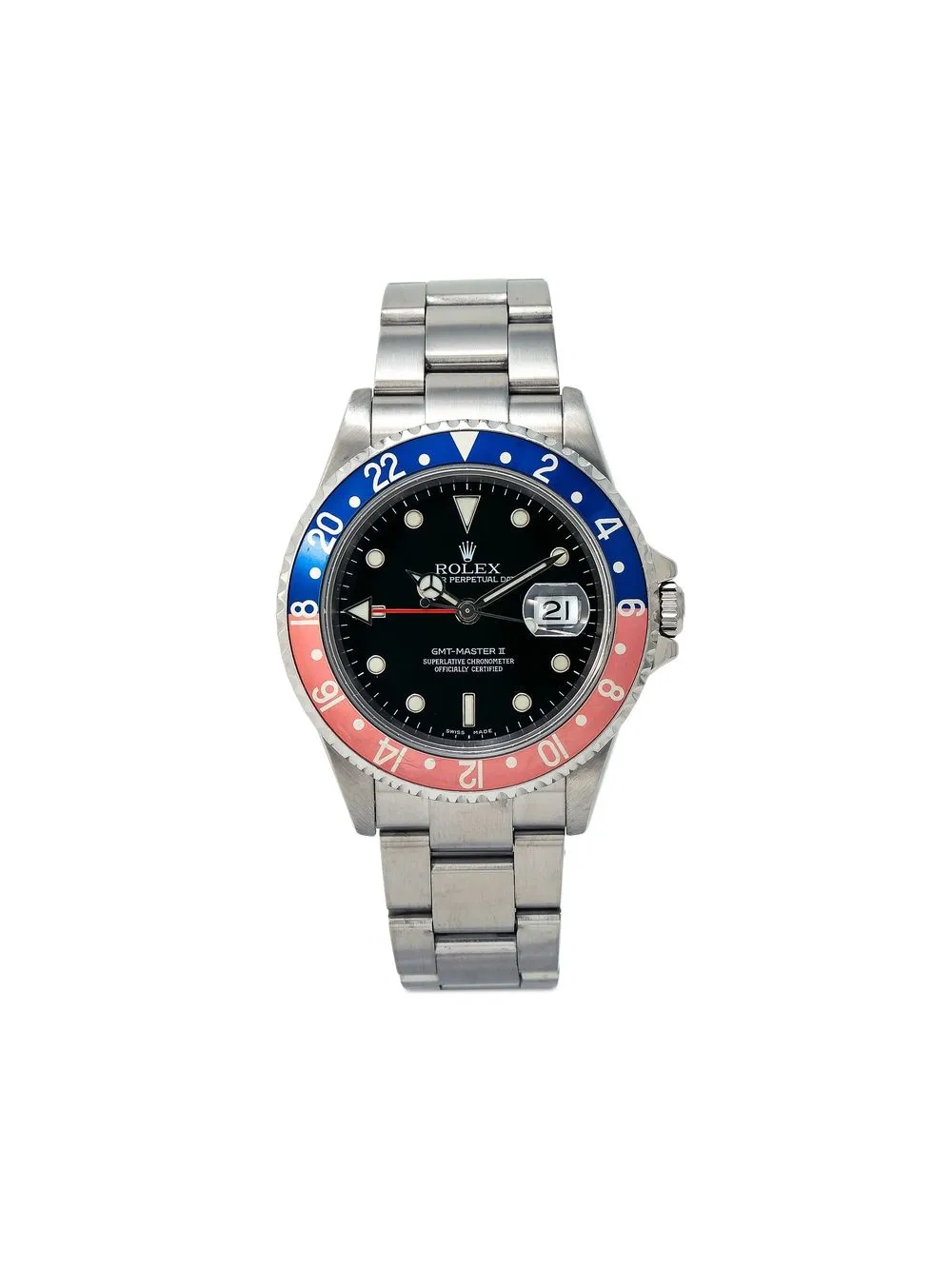 

Rolex 2004 pre-owned GMT Master II 40mm - Black