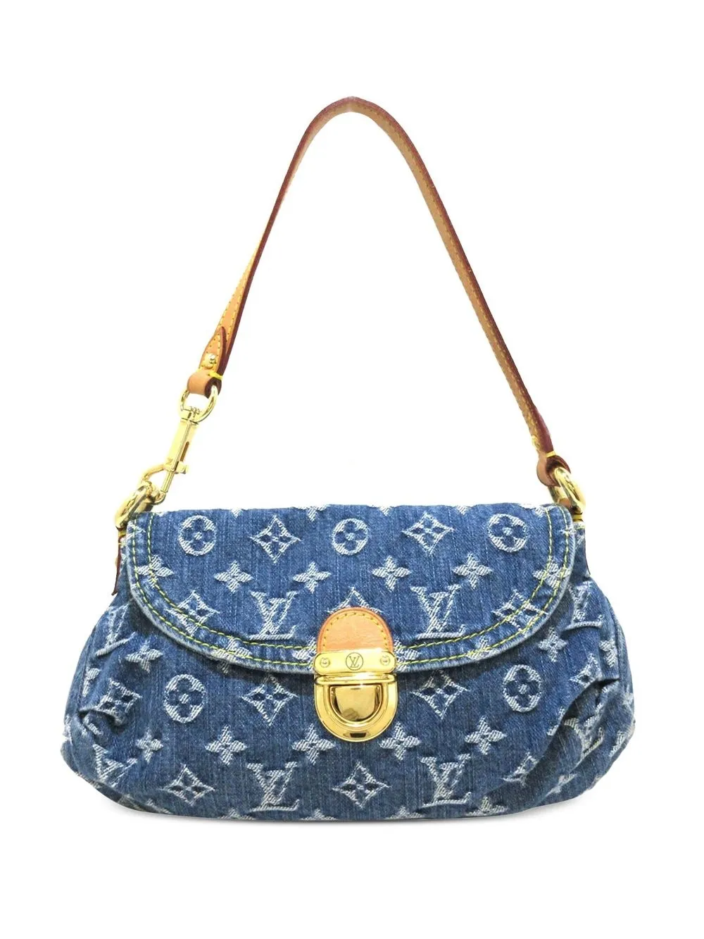 

Louis Vuitton 2005 pre-owned mini Pleaty shoulder bag - Blue
