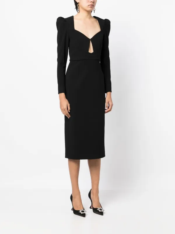 Rebecca Vallance Katie cut-out Midi Dress - Farfetch