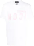 DSQUARED2 mirrored-logo T-shirt - White