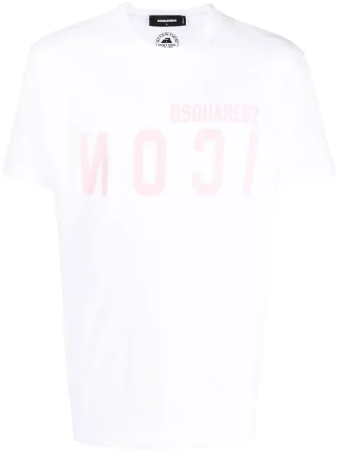 DSQUARED2 playera con logo espejado