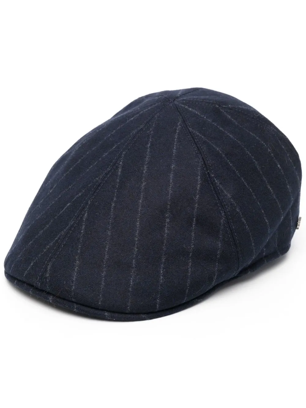 

Tagliatore pinstripe wool beret - Blue