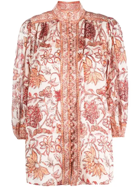 ZIMMERMANN Bluse mit Blumen-Print