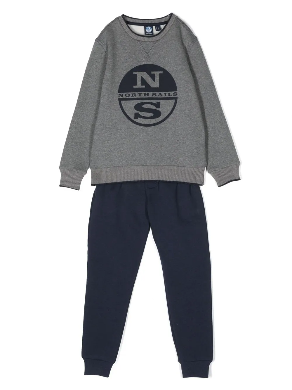 

North Sails Kids logo-print tracksuit set - Grey