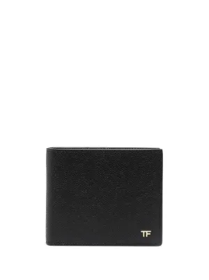 Saint Laurent Monogram Bi-fold Passport Case In Schwarz