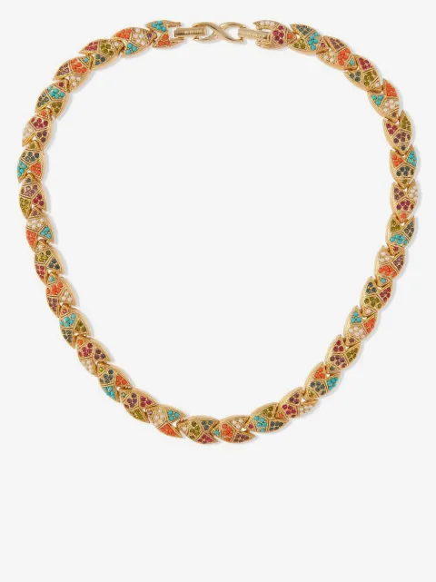 Susan Caplan Vintage 1990s D'Orlan crystal-embellished necklace