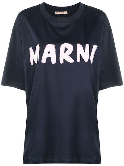 Marni - logo-print short-sleeved T-shirt
