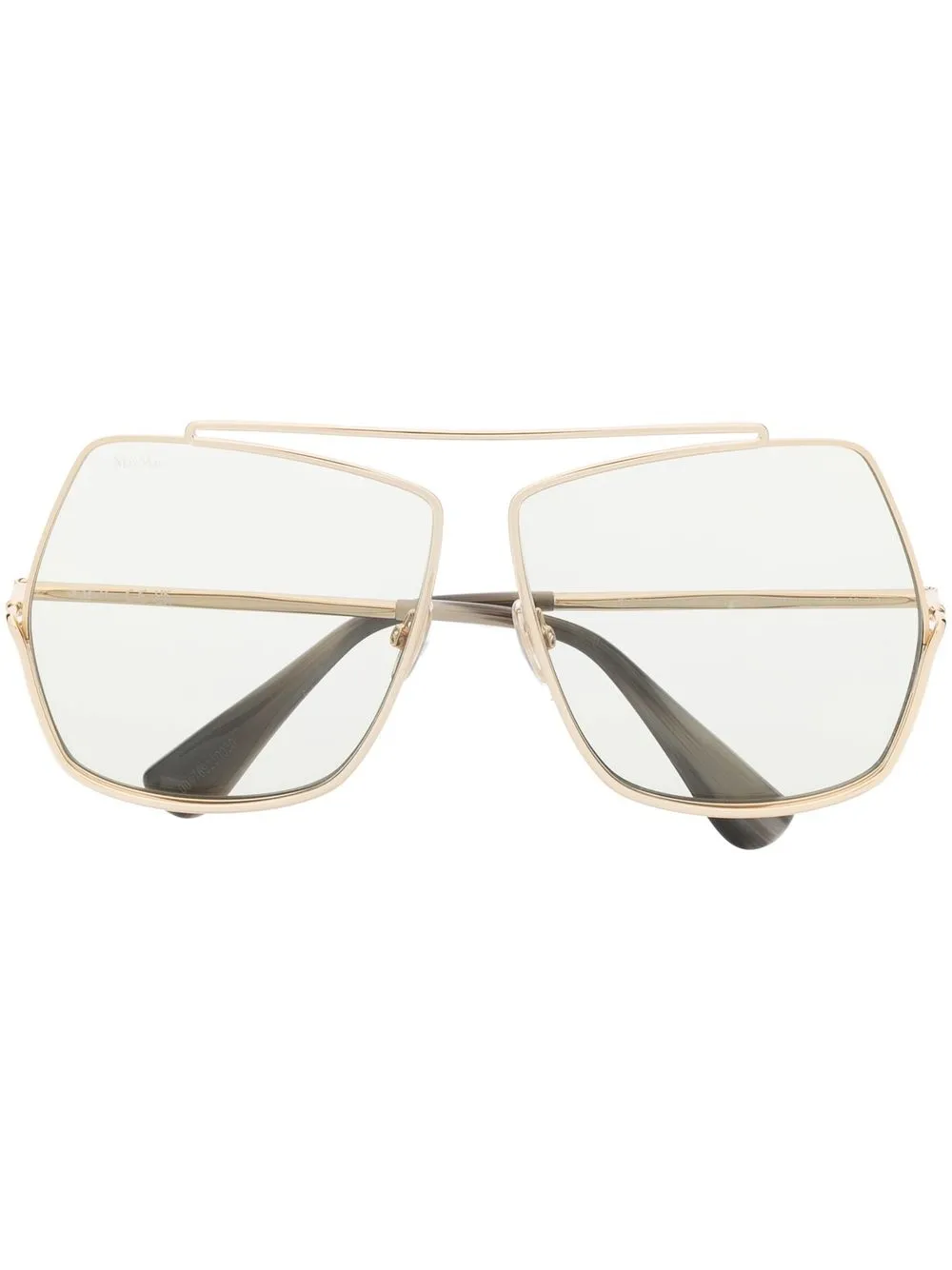 

Max Mara Elsa butterfly-frame sunglasses - Gold