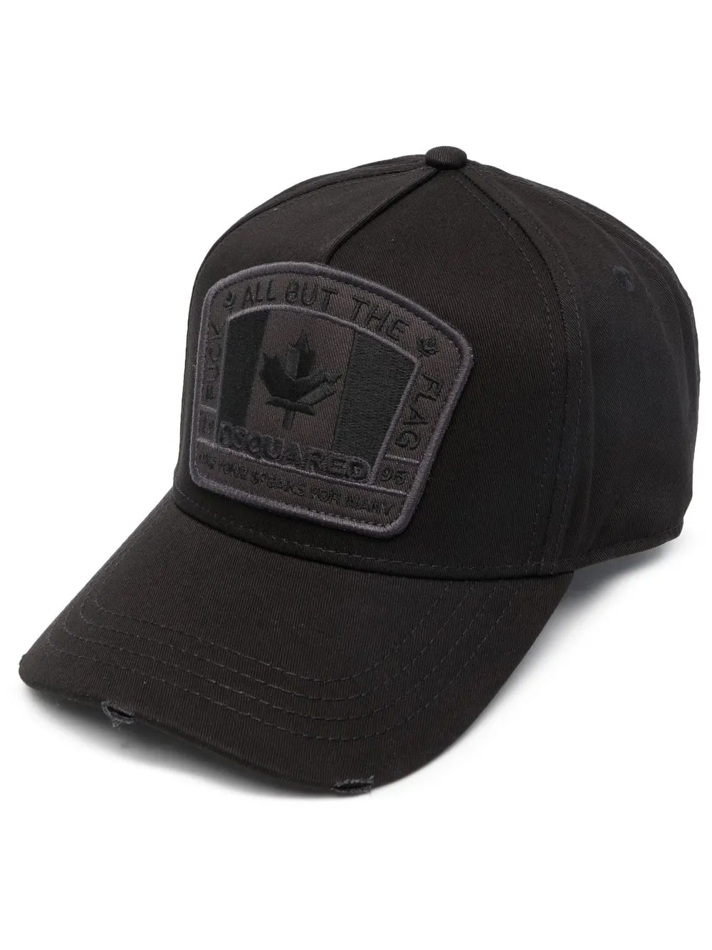 

Dsquared2 embroidered logo-patch baseball cap - Black