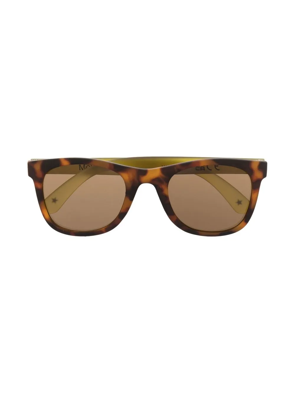 Molo tortoiseshell square-frame sunglasses - Green