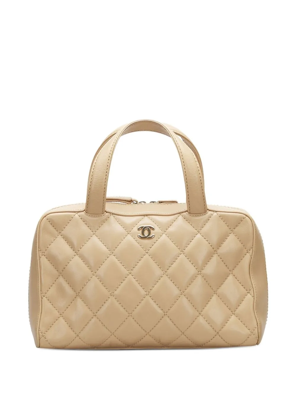 

Chanel Pre-Owned 2002-2003 CC Wild Stitch tote bag - Neutrals