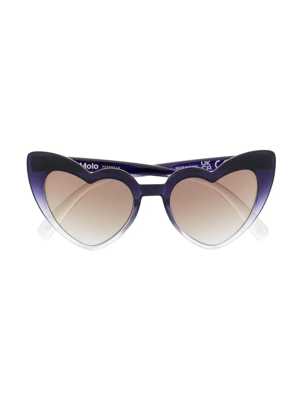 

Molo tinted heart-frame sunglasses - Blue