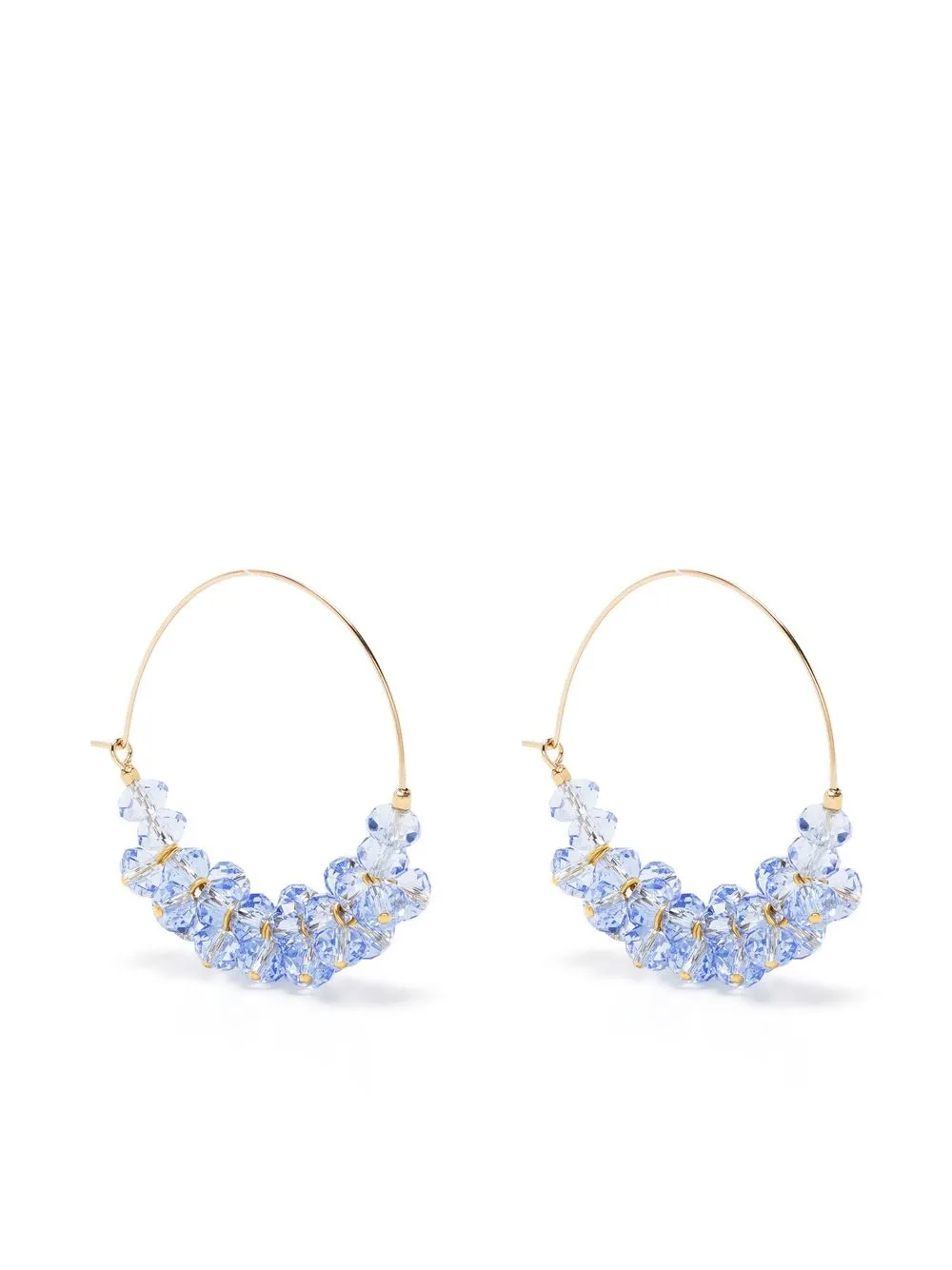 

Isabel Marant hoop transparent earrings - Blue