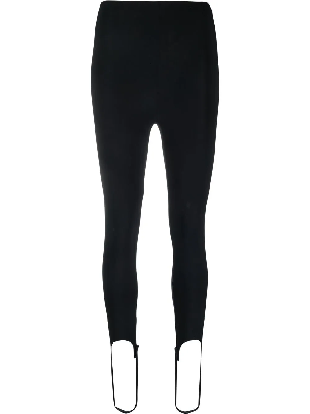 

Patrizia Pepe stirrup high-waisted cropped leggings - Black