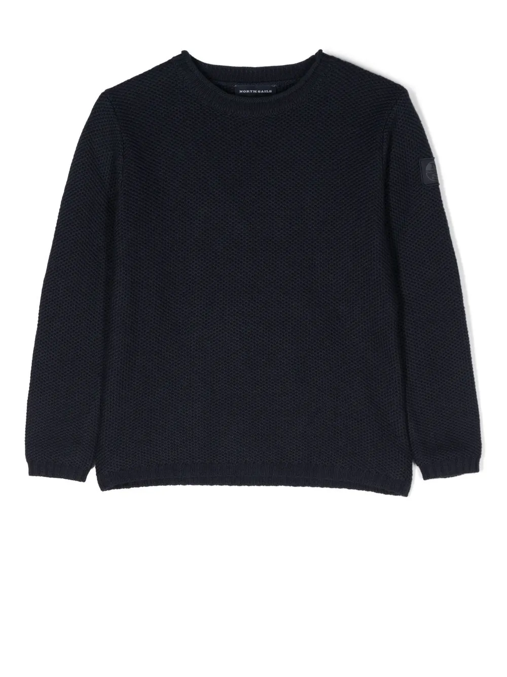 

North Sails Kids logo-patch crew neck jumper - Blue